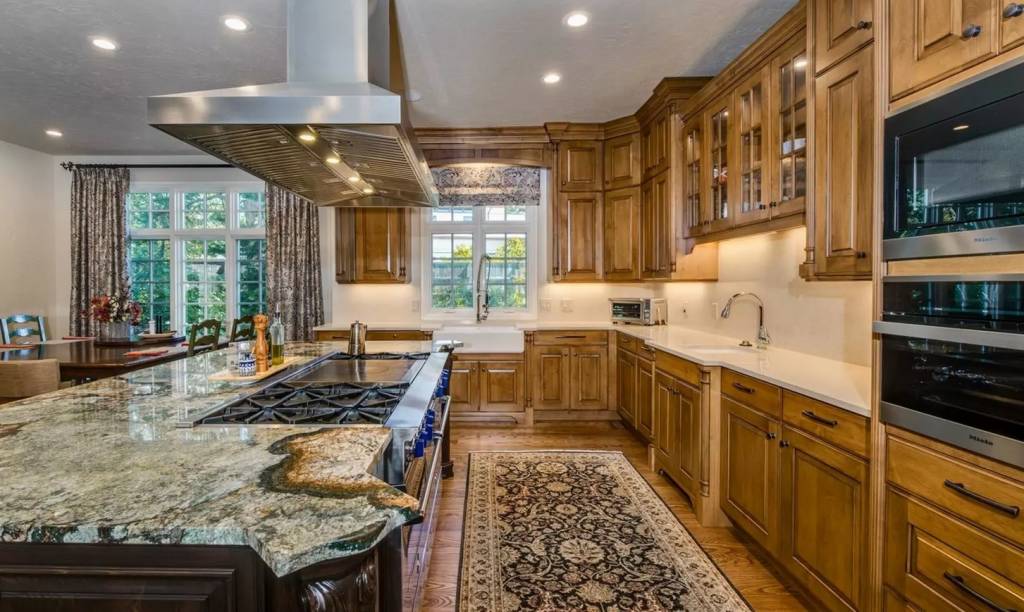 Denver kitchen remodel with alder wood cabinets