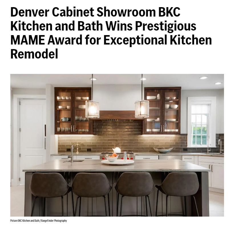 Award winning kitchen remodel BKC Kitchen and Bath